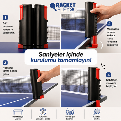 NetFlex Masa Tenisi Seti