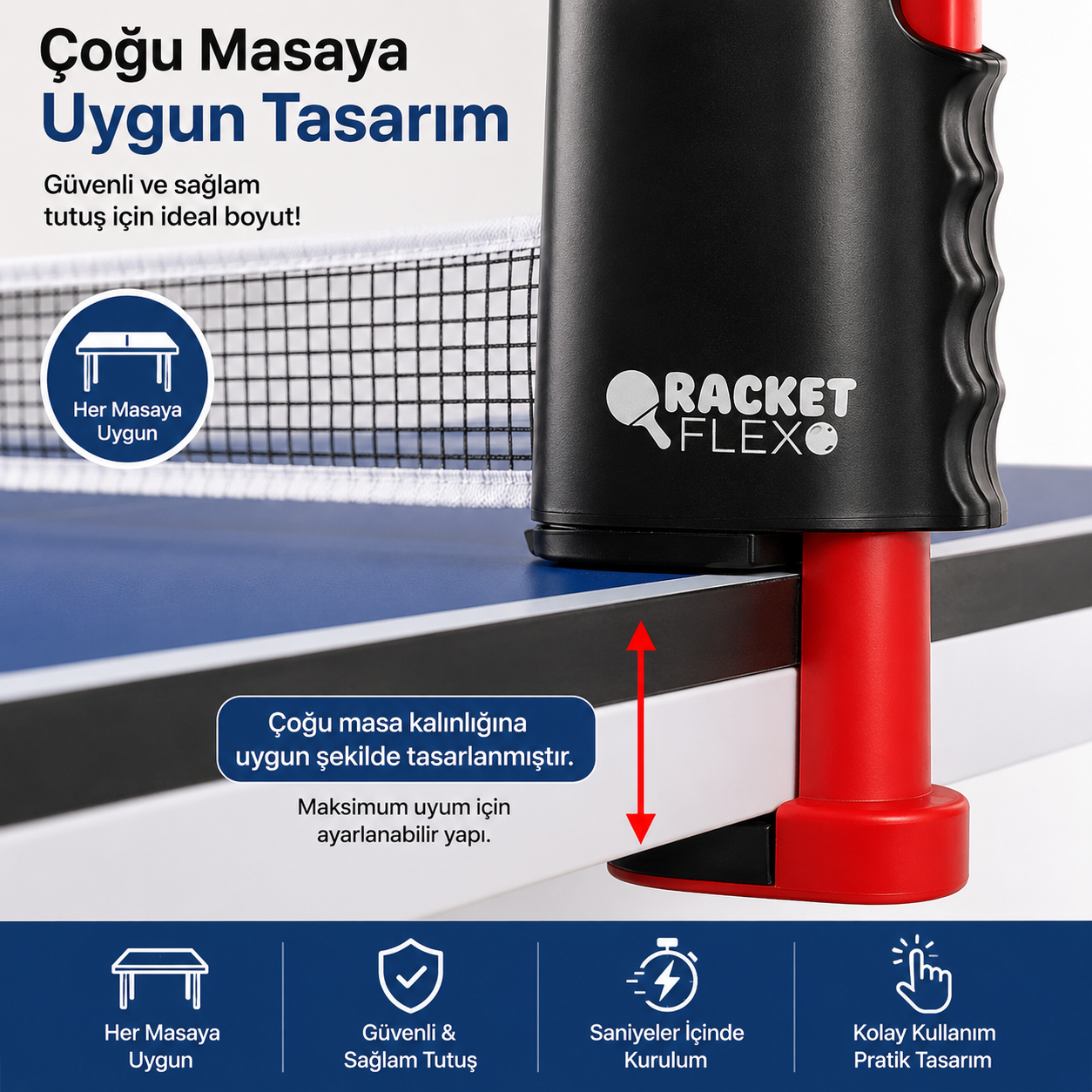 NetFlex Masa Tenisi Seti